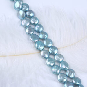 12-13mm Natural Multicolor Freshwater Coin Pearl Strands