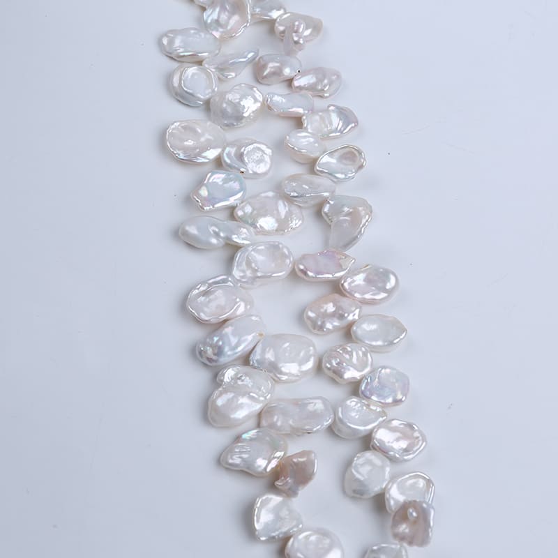 11-12mm Freshwater Keshi Pearl Strands