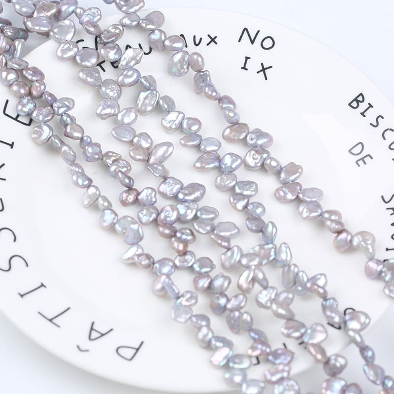 7-9mm Freshwater Keshi Pearl Strands