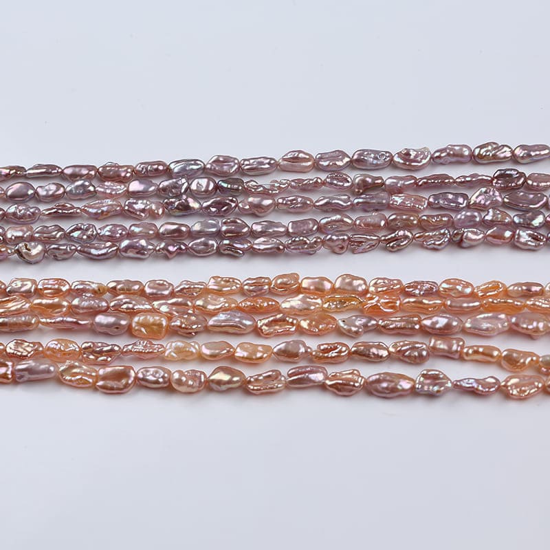 5-6mm Freshwater Keshi Pearl Strands