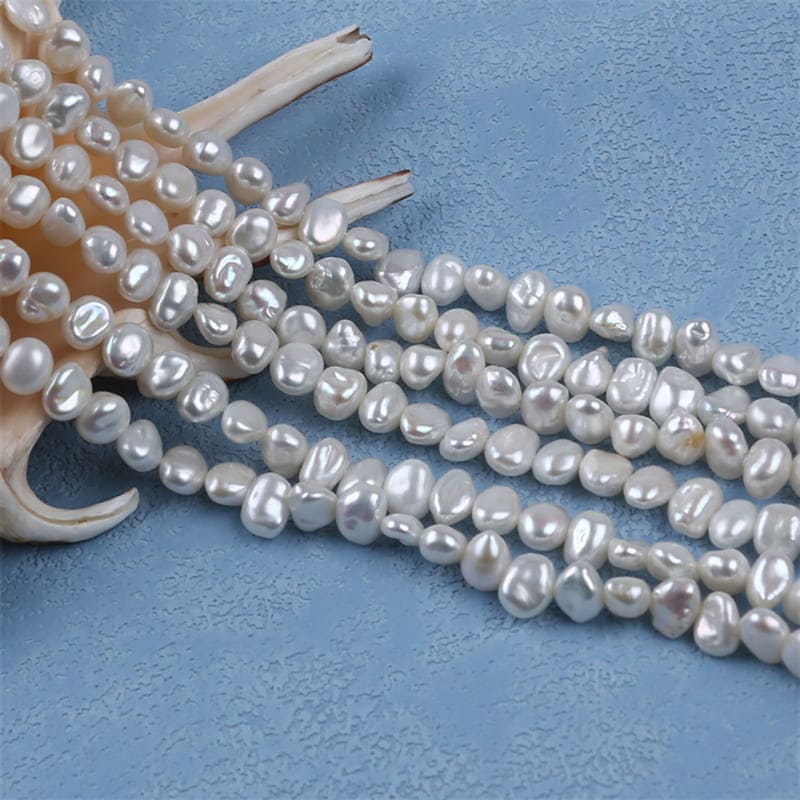 6-7mm Freshwater Keshi Pearl Strands