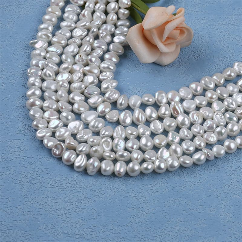 6-7mm Freshwater Keshi Pearl Strands