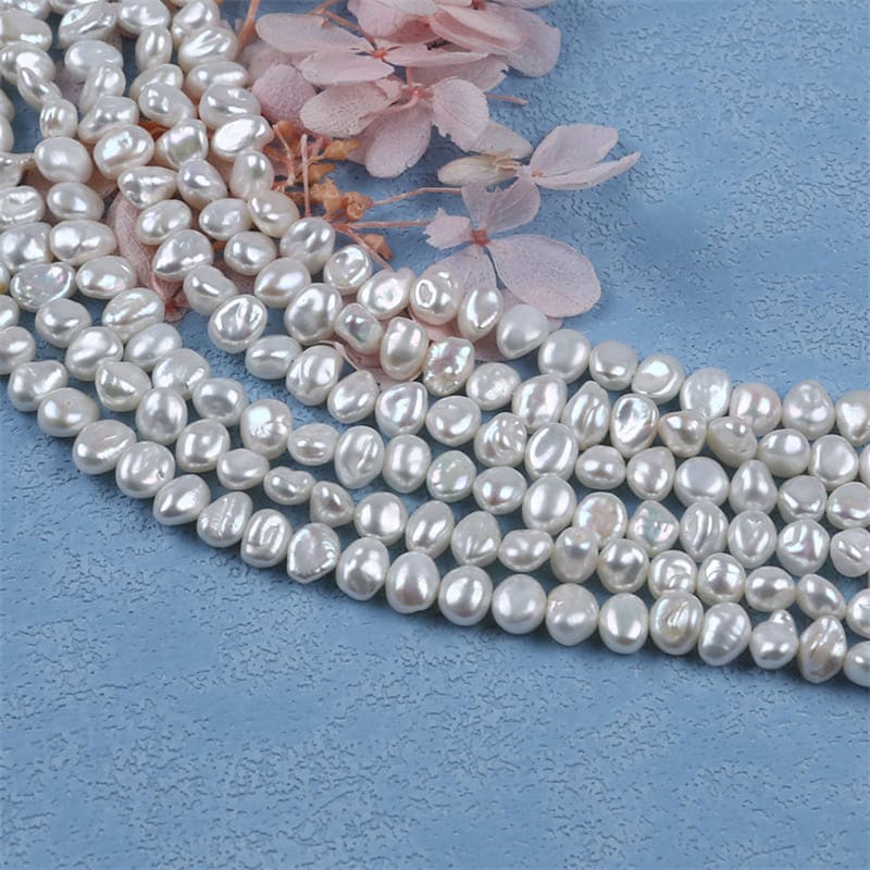 6-7mm Freshwater Keshi Pearl Strands