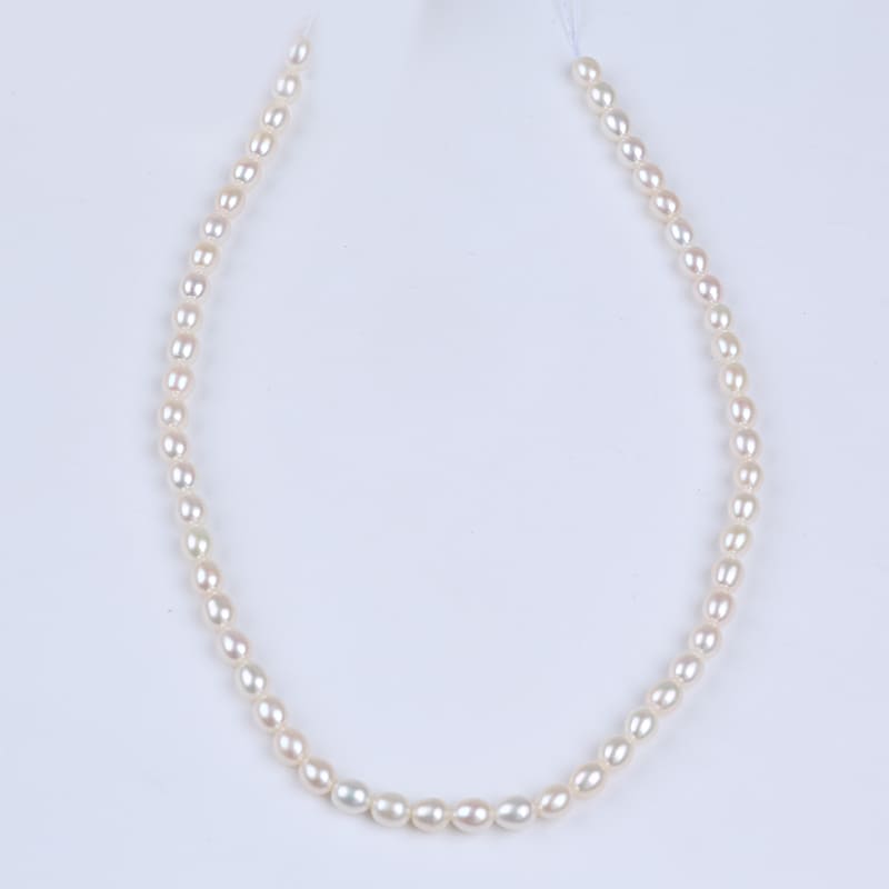 5.5-6mm Rice Natural Freshwater Pearl Strands