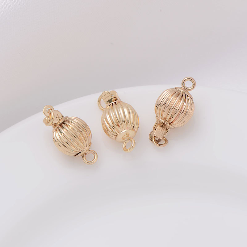 Ball Necklace Push Clasp