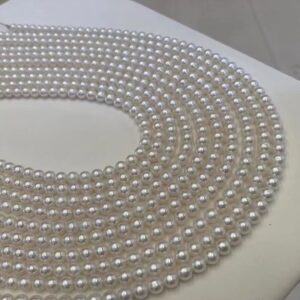 4-5mm 5A Round Freshwater Pearl Strands