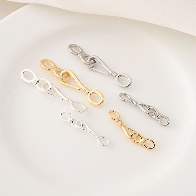 Necklace Hook and Eye Clasp